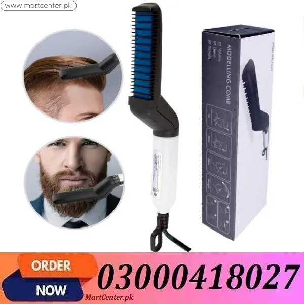 Men Hair Beard Straightener Comb